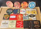 Vintage Large Collection Lot Of Qty 29 Bar Drink Coasters Alcohol Advertisements