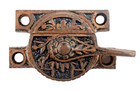 Vintage Eastlake Style Victorian Ornate Window Sash Latch Lock   Catch Wl3