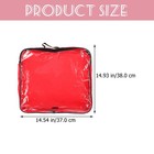 Inoomp Red Roller Skates Bag With See Through Front  Oxford Cloth Carrier
