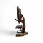 Antique 19th Century Brass Bausch   Lomb Microscope B   L Optical Company