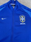 Nwot Nike Brazil Cbf Away Track Jacket Men   s Size L  fits Small  727809-495