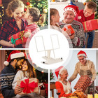 Adjustable Metal Book Stand Reading Holder Portable Desk Cookbook Rest With Clip