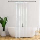 Stall Clear Plastic Shower Curtain Liner  36x72 Premium Light Weight Eva 4g Plas