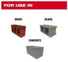 Milwaukee 1 In  X 18 In  2-cutter Sds Plus Concrete masonry Drill Carbide Bit
