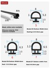 1-10metre Bubble Gasket Seal For Upvc Doors Windows Rubber Strip Draught Repair 