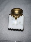 Antique Ornate Victorian Lady   s Hand Painted Ink Well 