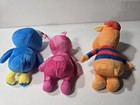 Lot Of 3 Nickelodeon Backyardigans Plush 8  Tyrone  Uniqua And Pablo P06