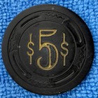 Sportsman s Club  5 Elsinore  California Casino Chip C125