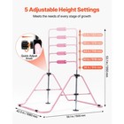 Uimoso Folding Gymnastics Training Bar For Kids  140 Lbs Capacity  Pink