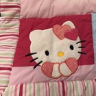 Hello Kitty Vintage Quilt Baby Blanket Comforter Y2k Embroidered w2 Wall Art