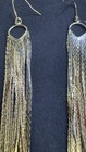 Vintage Long Tassel Earrings Solid 14k Gold  From Estate  No Mark  Tested