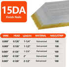 15 Gauge 34 Degree Angled Finish Nails 1-1 2  1000-pack Galvanized