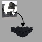 Whalen Post Insert Corner Connector For Shelving Costco  4 Pcs   Black
