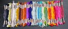 50 Shiny Silk Rayon Cross Stitch Embroidery Threads Lot Embroidery Floss