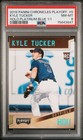 2019 Panini Chronicles Playoff Holo Platinum Blue Kyle Tucker Rc 1 1 Psa 8 Nm-mt