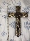 Vintage Heavy Metal Christian Crucifix Cross 47 Wall Hanging