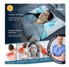 Nuzzle Cooling Adjustable Pillow For Side Standard Size  set Of 2   White