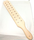 New Wooden Spanking Paddle Unfinished With Holes 18 Inch Long  3 Inch X 1 2 Inch
