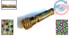 Vintage Style Brass Kaleidoscope - Educational Manual Toy For Kids And Adults