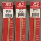 K s 8160 Solid Brass Rod 1 32   0 81mm  X 12   5  - 3 Packs Of 5 Rods Each  New