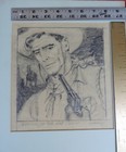 Sam Cherry  1902-75  Original Pencil Drawing For Paperback Cover Nov  1955