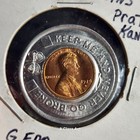 Pratt Kansas Paul Epp Coins A n a  Unc 1974 D Encased Cent Good Luck Penny T8325