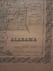 Antique Map Of Alabama By Jh Colton Co 1855  16 5x19