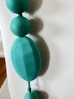 Nuby Silicone Teething Necklace Teal Bpa Free