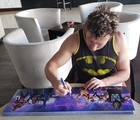 Kenny Omega Signed 10x30 Panoramic Photo Bas Coa New Japan Pro Wresting Auto d