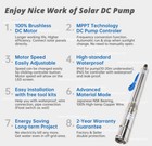 6  Ac dc Deep Bore Well Solar Water Pump 11kw 15hp 380v 160m Dc Bomba Solares