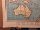 1940 Vintage Oceania Map Antique Old From Collier s World Atlas   Gazetteer