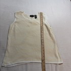 Vintage Lot Of 2 Knit Sleeveless Sweaters Cotton Spring Colors Size S m