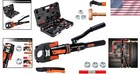 Compact Pex Pipe Crimping Tool For Efficient Plumbing - 1 2  To 1  Compatibility