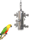 Stainless Steel Parrot Toys  Hanging Chew Bird Toys For Parrots  Bell Macaw Toys