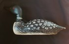 Beautiful Hand Crafted And Painted Loon Signed By Artist August 2  1993 