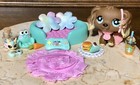 Authentic Littlest Pet Shop Rare  960 Cocker Spaniel        Eyes W  Tiny Bunny    