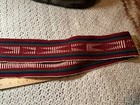 Vintage Hand Woven Native American  Navajo Sash Wrap Belt 64    plus Fringe X 3  