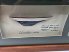 Nautical Shadow Box Columbia 1899   Shamrock 1899 Hulls   Wheel