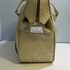 Vintage Samsonite Silhouette Luggage Bag Tote Carry On Ivory Cream W  Lock   Key