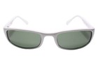 Rare Genuine Vintage Grunge Style Slender Rectangle White Sunglasses