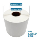 500 1000pcs 4  X 6  Direct Thermal Shipping Label Fit For Vretti Munbyn Phomemo