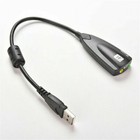 Usb Audio Adapter External Stereo Sound Card With 3 5mm Headphone And Mic