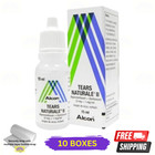 10 X Alcon Tears Naturale Ii Lubricant Soothing   Moisturizing Eye Drops 15ml