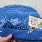 Bacardi Vanila Embroidered Logo Beanie Skill Cap Blue Adult One Size