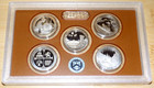 2019-s Complete Set 5 Proof Clad National Park Coins Atb Quarters Gem Deep Cameo