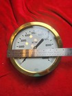 Vintage Brass   Cast Iron United 9  Instrument Pressure Gauge 10 000 Psi Nice  
