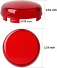 Harley Davidson Red Rear Turn Signal Lens Cover Compatible With Harley Turn