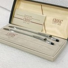 Vintage Cross Classic Century Chrome Ballpoint Pen Mechanical Pencil Set Vp909