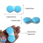 Erewa 12 Pack Contact Lens Case Contact Lens Holder Box Soak Stor