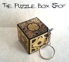 Key Chain Hellraiser Puzzle Box Cube Foil Face Keychain Pinhead New Handcrafted